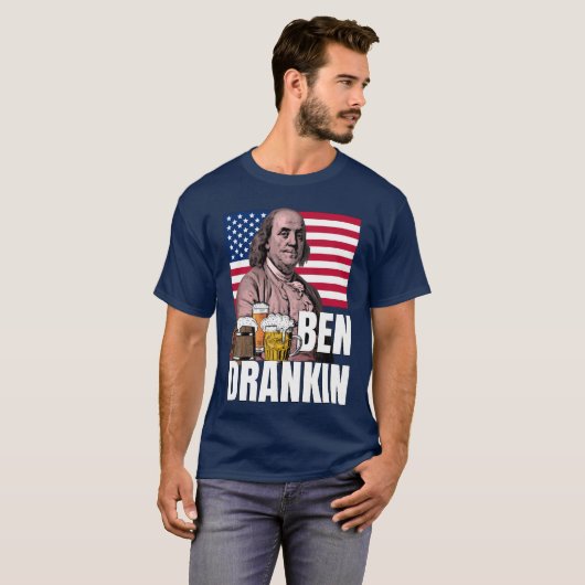 4 juli BEN DRANKIN T-shirt (Voorkant volledig)