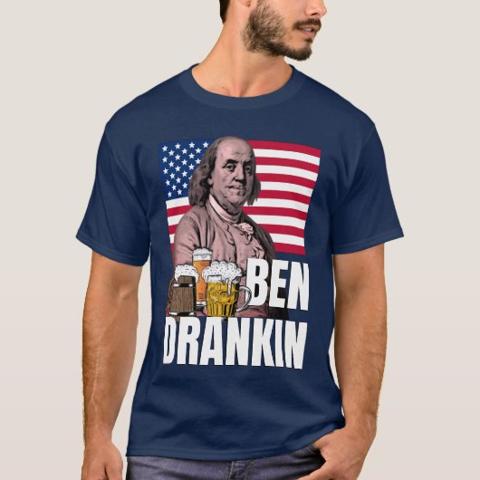 4 juli BEN DRANKIN T-shirt (Voorkant)
