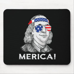 4 juli Ben Franklin Merica USA Boys Kind Muismat