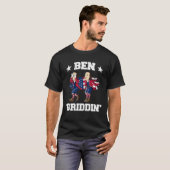 4 juli Benjamin Franklin Griddy Ben Griddin T-shirt (Voorkant volledig)