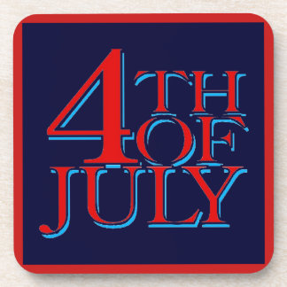4 juli - bier onderzetter