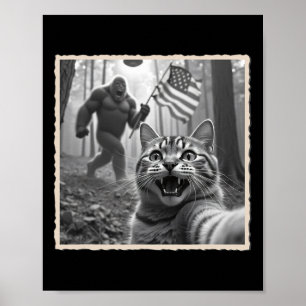 4 juli Bigfoot en Sasquatch Poster