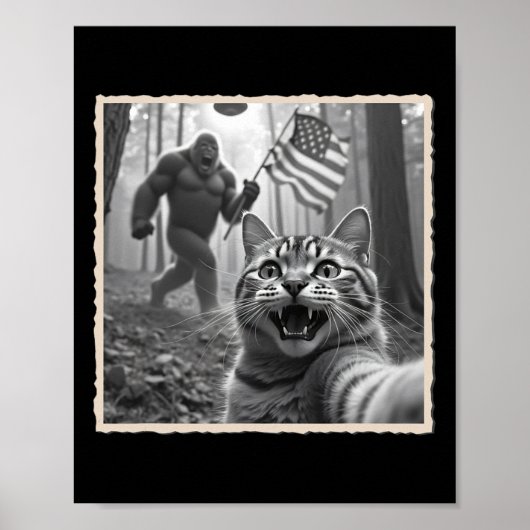 4 juli Bigfoot en Sasquatch Poster (Voorkant)