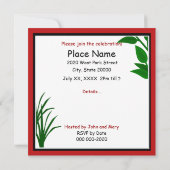 4 juli: Birthday Grill Picnic Hamburger Hotdog Kaart (Achterkant)