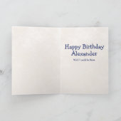 4 juli Birthday Red White Blue Fun Kaart (Binnen)