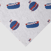 4 juli branderig en hotdog glitter tissuepapier (Detail)