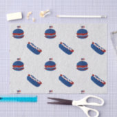 4 juli branderig en hotdog glitter tissuepapier (Craft)