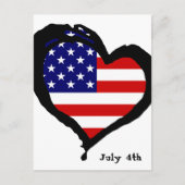 4 juli briefkaart (Voorkant)