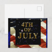4 juli briefkaart (Voorkant / Achterkant)