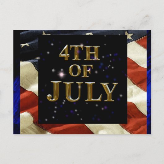 4 juli briefkaart (Voorkant)