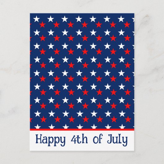 4 juli briefkaart (Voorkant)