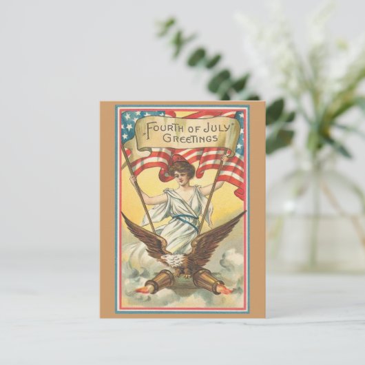  4 juli briefkaart (Staand voorkant)