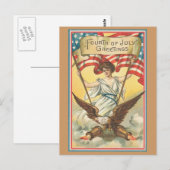 4 juli briefkaart (Voorkant / Achterkant)