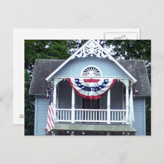 4 juli briefkaart (Voorkant / Achterkant)