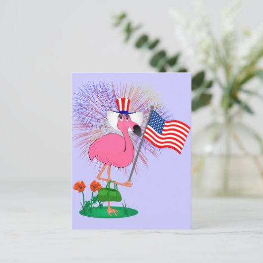 4 juli Briefkaart (Staand voorkant)