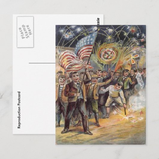 4 juli briefkaart (Voorkant / Achterkant)