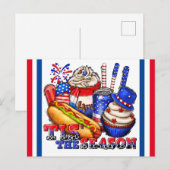 4 juli briefkaart (Voorkant / Achterkant)