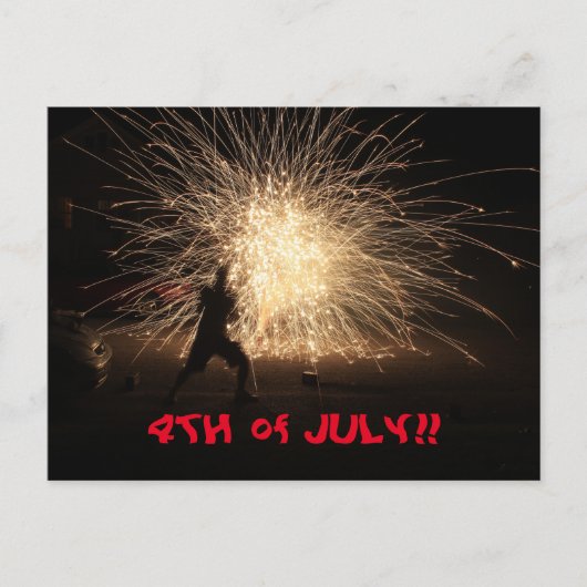 4 juli!!! briefkaart (Voorkant)