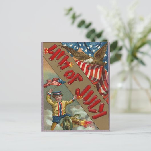 4 juli briefkaart (Staand voorkant)