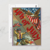 4 juli briefkaart (Voorkant / Achterkant)