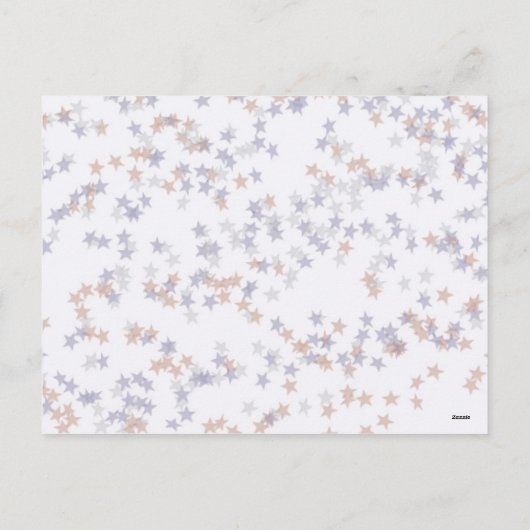 4 juli briefkaart met vlag en vuurwerk (Achterkant)