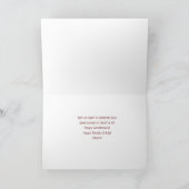 4 juli Bruiloft Jubileum met Wijn Feestdagen Kaart (Binnen)