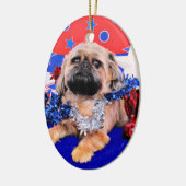 4 juli - Brussel Griffon - Oliver Keramisch Ornament (Links)