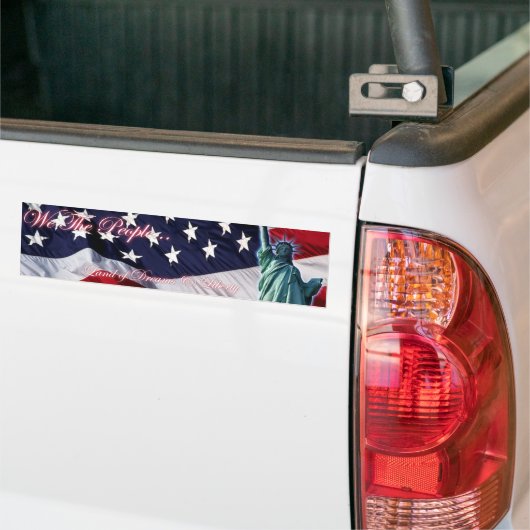 4 juli Bumpersticker (Op Truck)