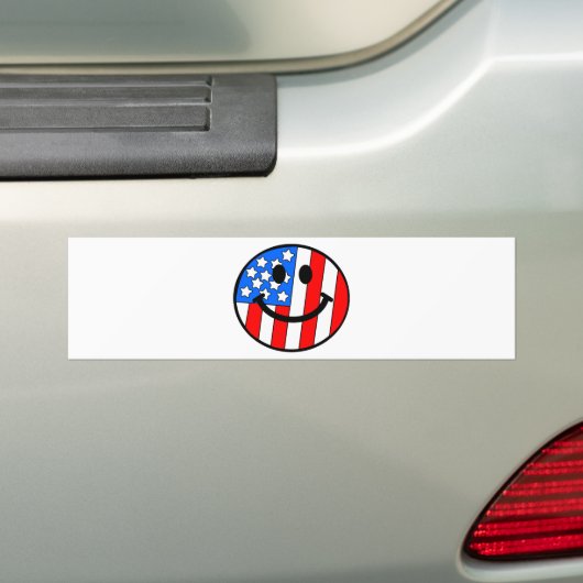 4 juli bumpersticker (Op auto)