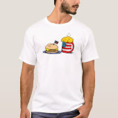 4 juli Burger & Beer T-shirt (Voorkant)
