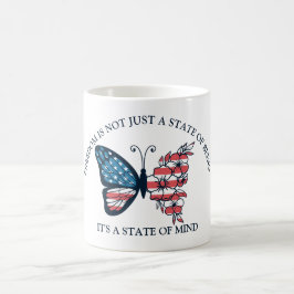 4 juli Butterfly Koffiemok