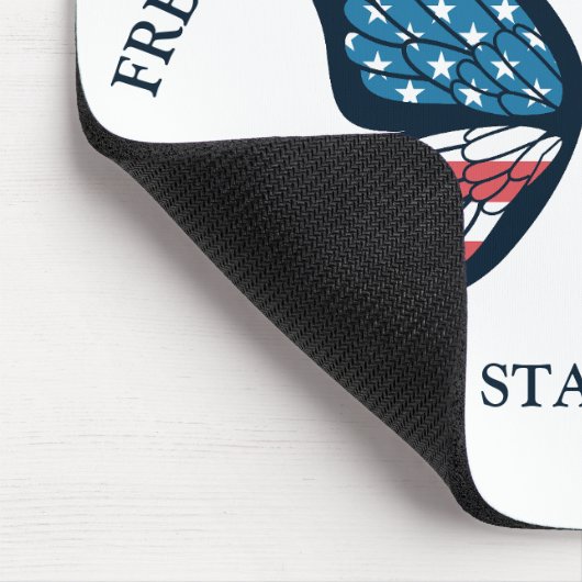 4 juli Butterfly Muismat (Hoek)