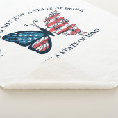 4 juli Butterfly Sherpa Deken (3/4)