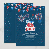 4 juli Buurt Vuurwerk Kaart (Voorkant / Achterkant)