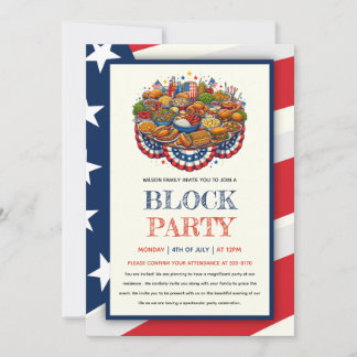 4 juli Buurtblok Partij Kaart