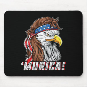 4 juli Byld Eagle Mullet Murica USA Meric Muismat