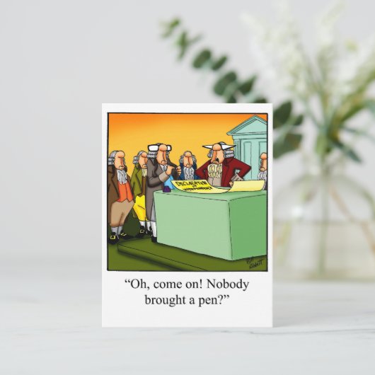 4 juli Cadeau! Briefkaart (Staand voorkant)