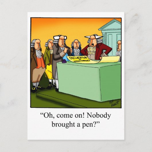 4 juli Cadeau! Briefkaart (Voorkant)