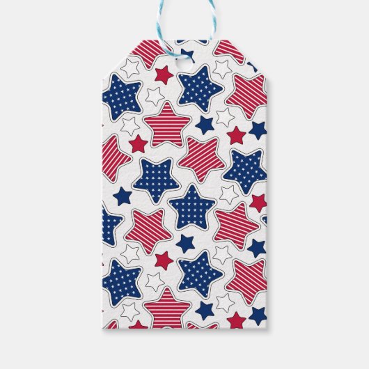 4 juli cadeau-Labels Cadeaulabel (Voorkant)