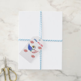 4 juli cadeau Labels Cadeaulabel