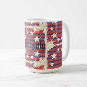 4 juli, cadeau voor feestdagen koffiemok (Voorkant rechts)