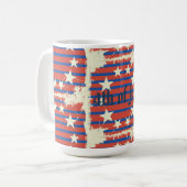 4 juli, cadeau voor feestdagen koffiemok (Voorkant links)