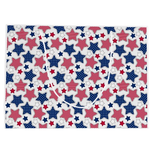 4 juli cadeautassen groot cadeauzakje (Achterkant)