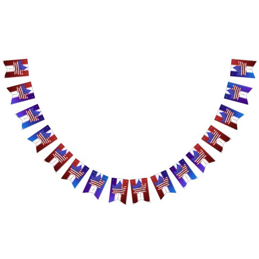 4 juli Canada Dag Decoraties Bunting Banner (Alle)