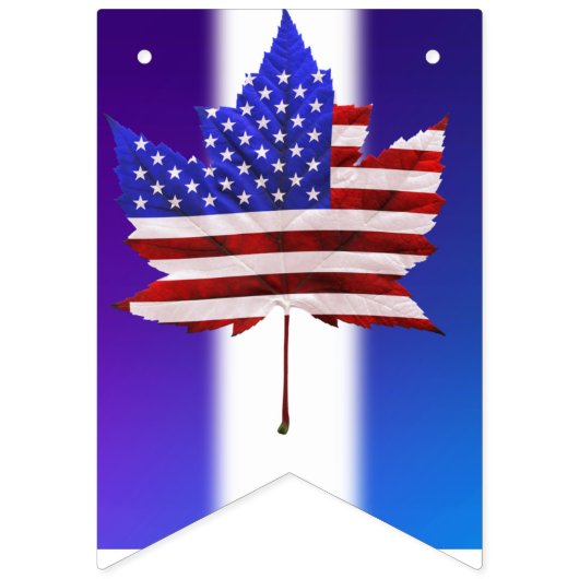 4 juli Canada Dag Decoraties Bunting Banner (Derde vlag)