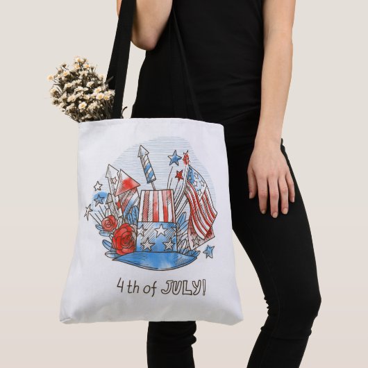 4 juli Canvas tas (Dichtbij)