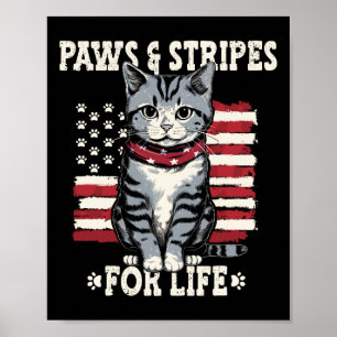 4 juli Cat Lover Poster