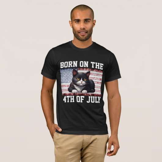4 JULI CAT T-SHIRTS (Voorkant volledig)
