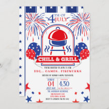 4 juli Chill & Grill BBQ-feest