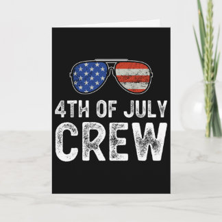 4 juli Crew Matchende gezinsoutfits mannen vrouwen Kaart